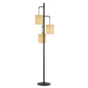 Siena Modern Siyah 3 Başlıklı Lambader