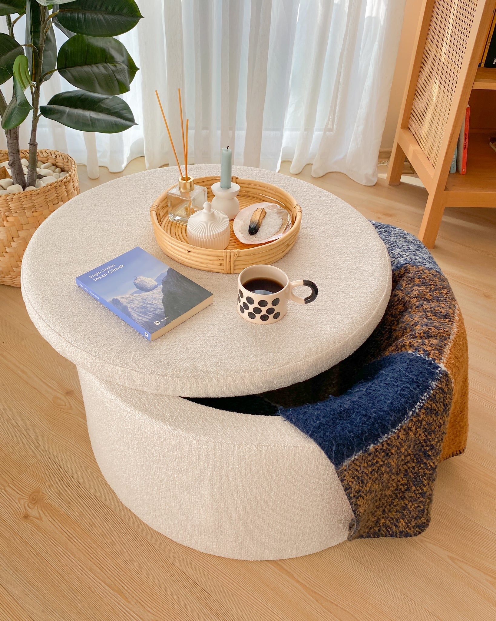 Siena Puf / Sehpa-Puf-Semya Home-NowShopFun