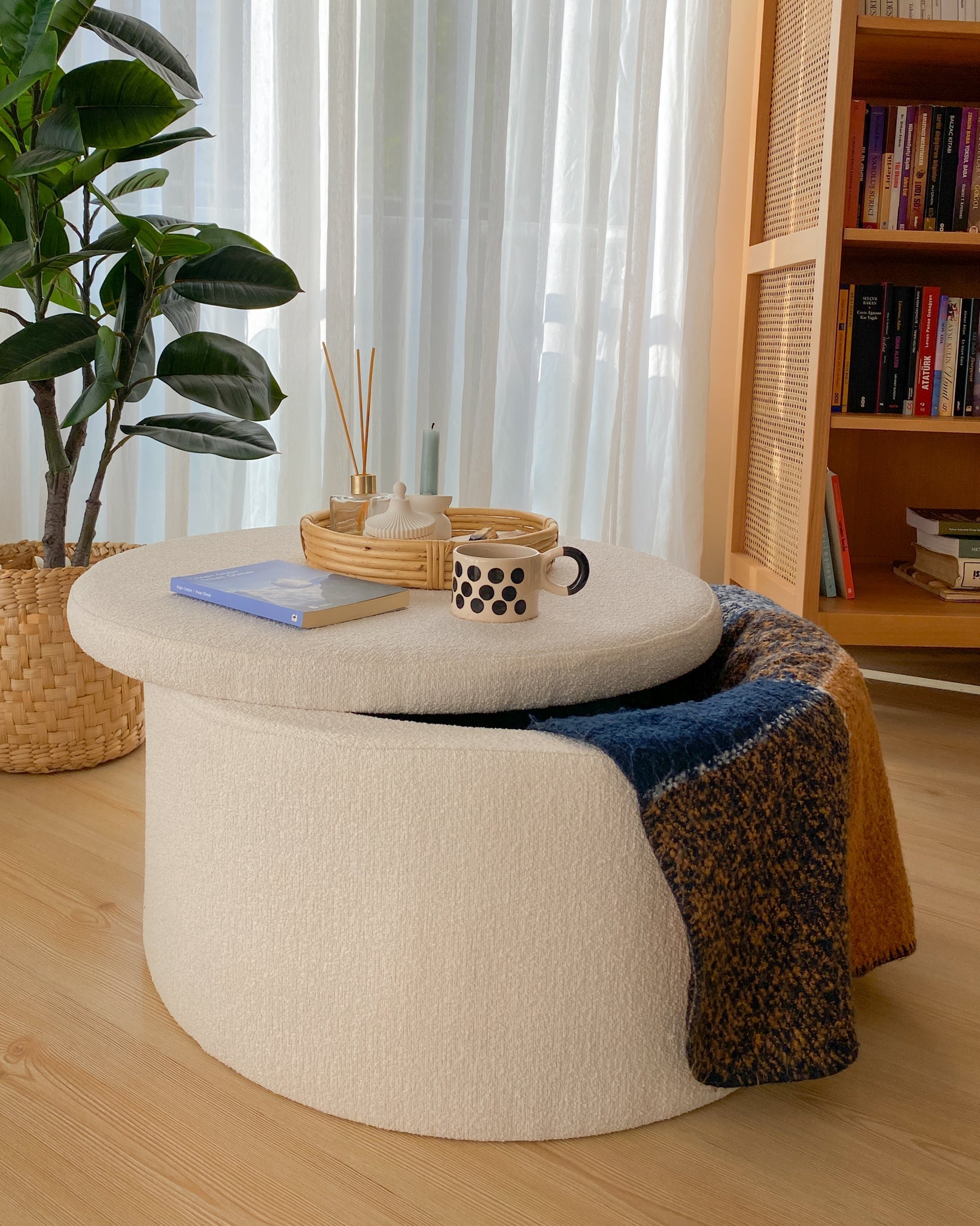 Siena Puf / Sehpa-Puf-Semya Home-NowShopFun