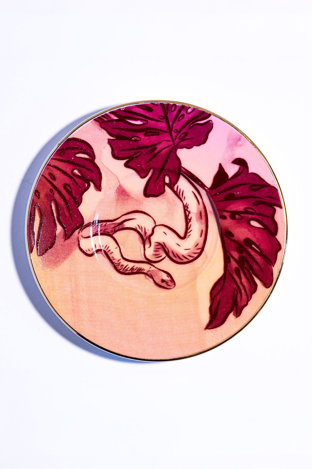 Signature Burgundy Kahve Fincanı (2'li Set)