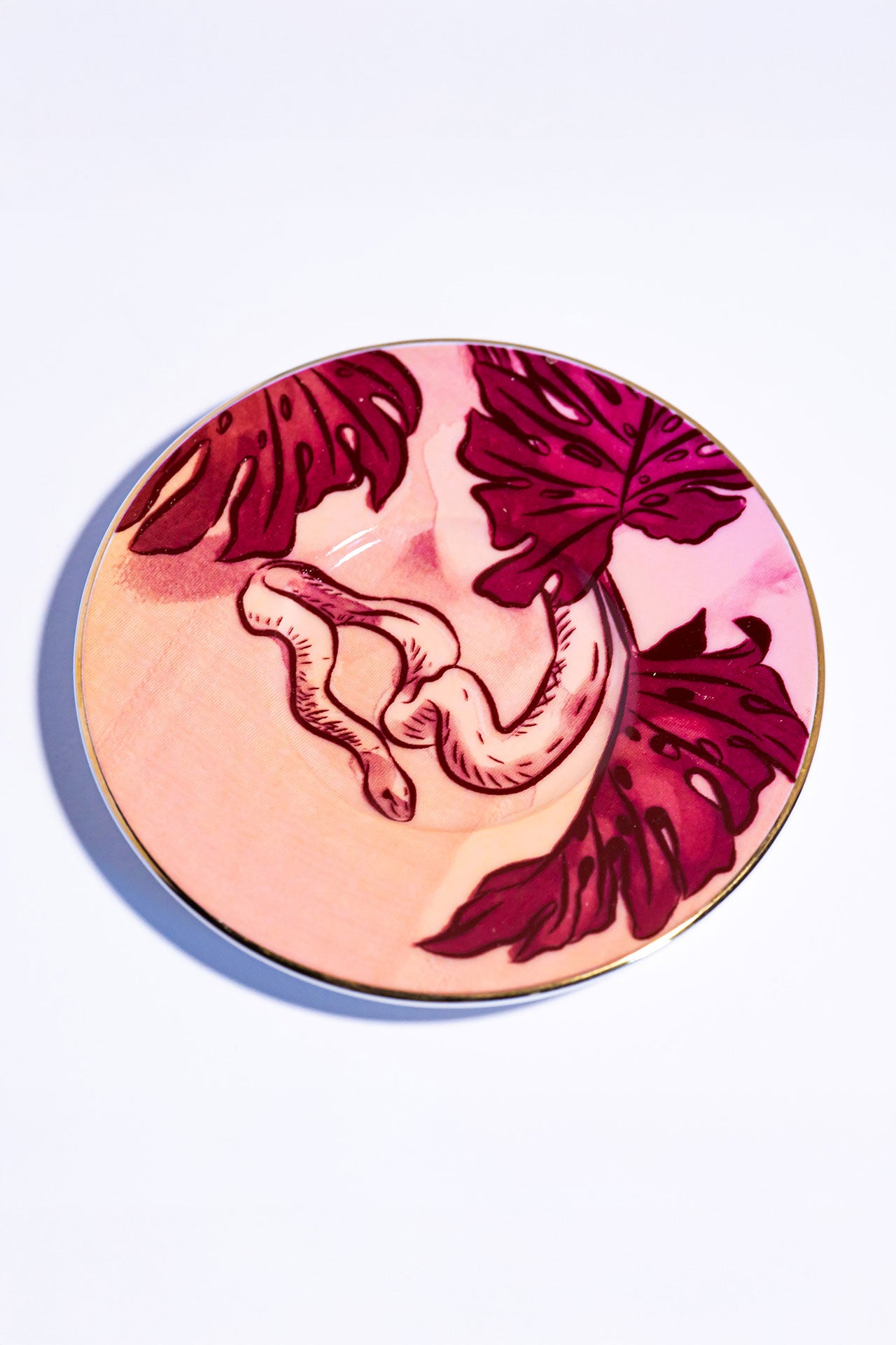 Signature Burgundy Kahve Fincanı (2'li Set)