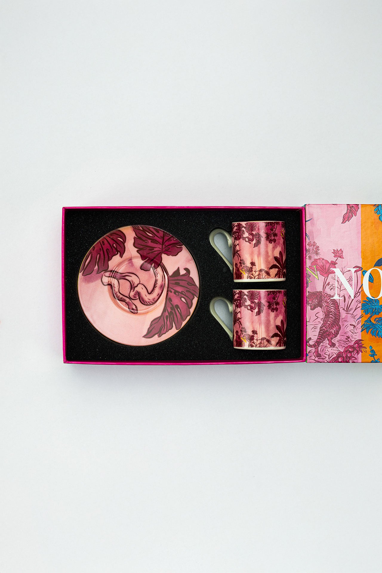 Signature Burgundy Kahve Fincanı (2'li Set)