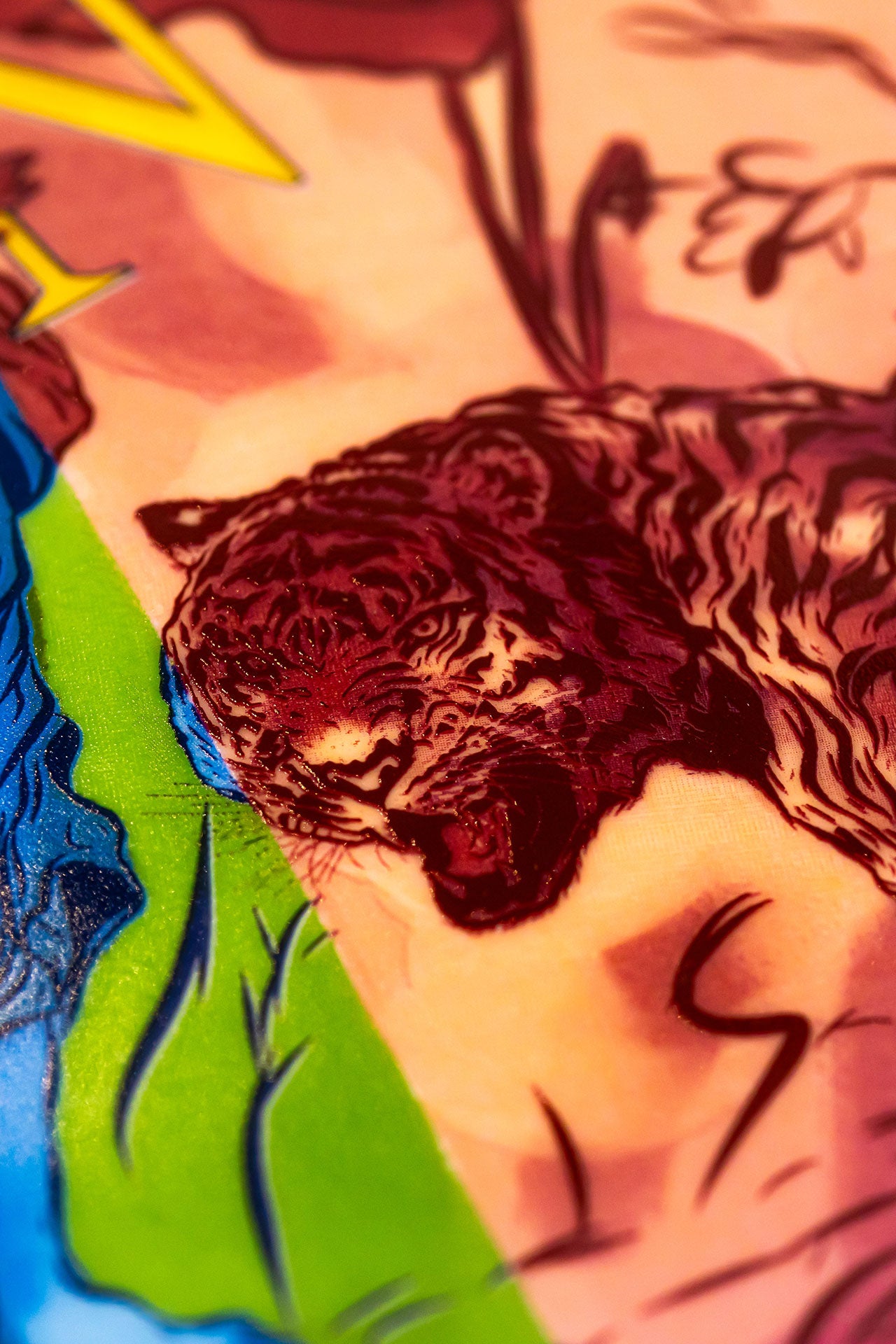 Signature Green & Pink Servis Tabak (2'li Set)