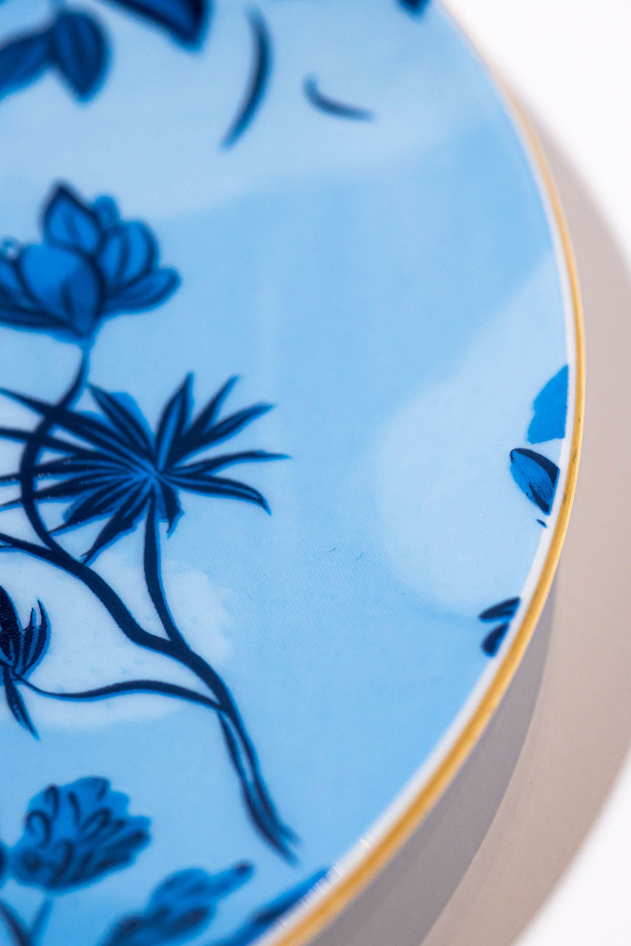 Signature Pink & Blue Servis Tabak (2'li Set)