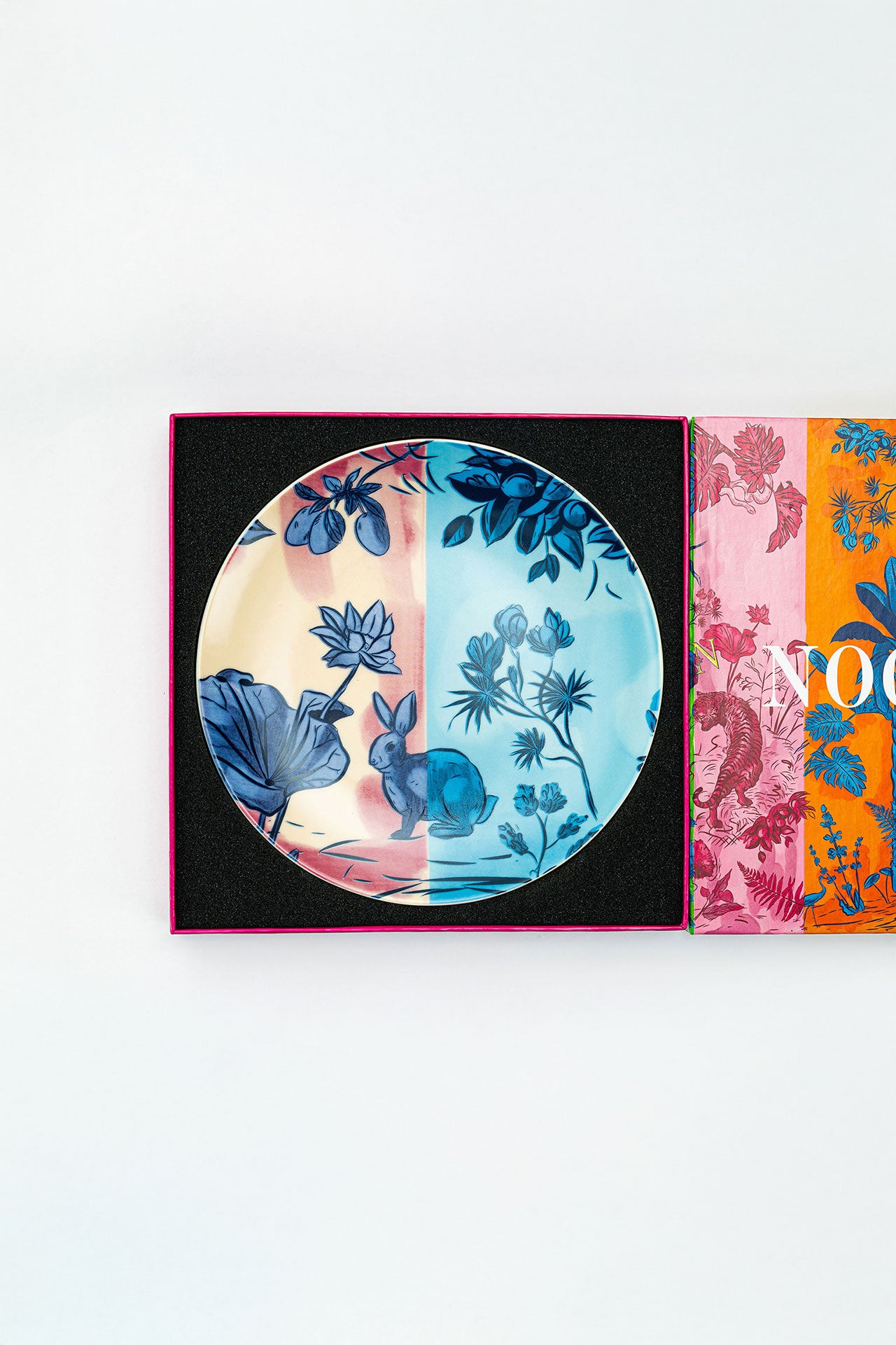 Signature Pink & Blue Servis Tabak (2'li Set)