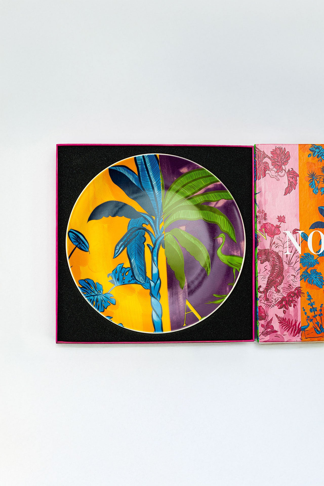 Signature Yellow & Purple Servis Tabak (2'li Set)