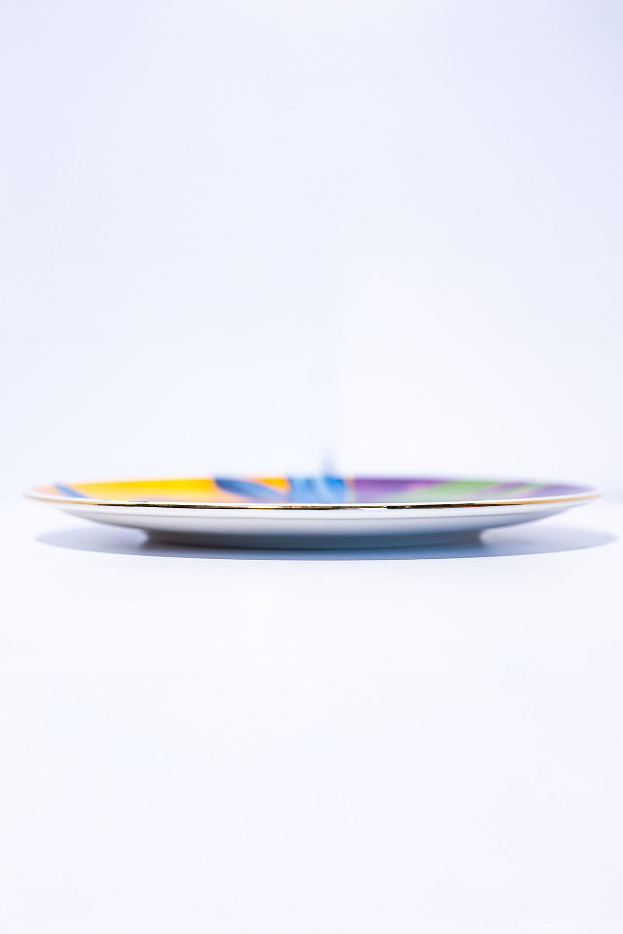 Signature Yellow & Purple Servis Tabak (2'li Set)