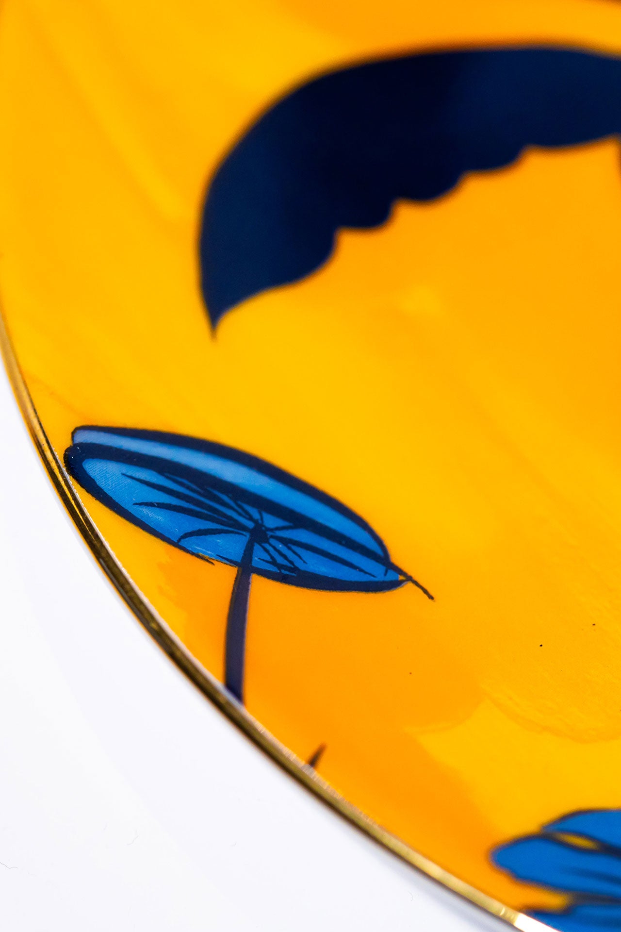 Signature Yellow & Purple Servis Tabak (2'li Set)