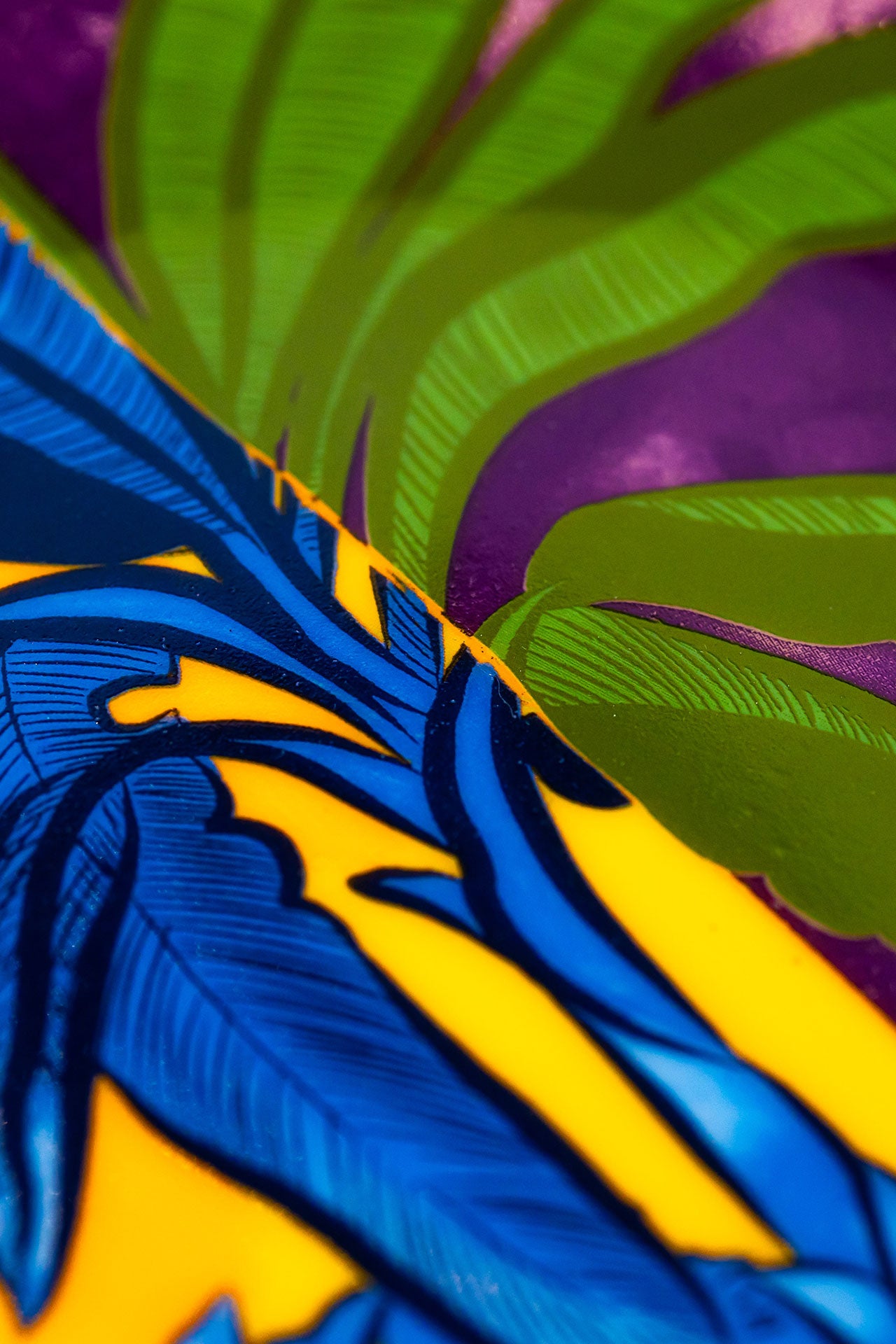 Signature Yellow & Purple Servis Tabak (2'li Set)