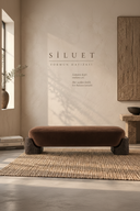 Silüet Kahverengi Bench