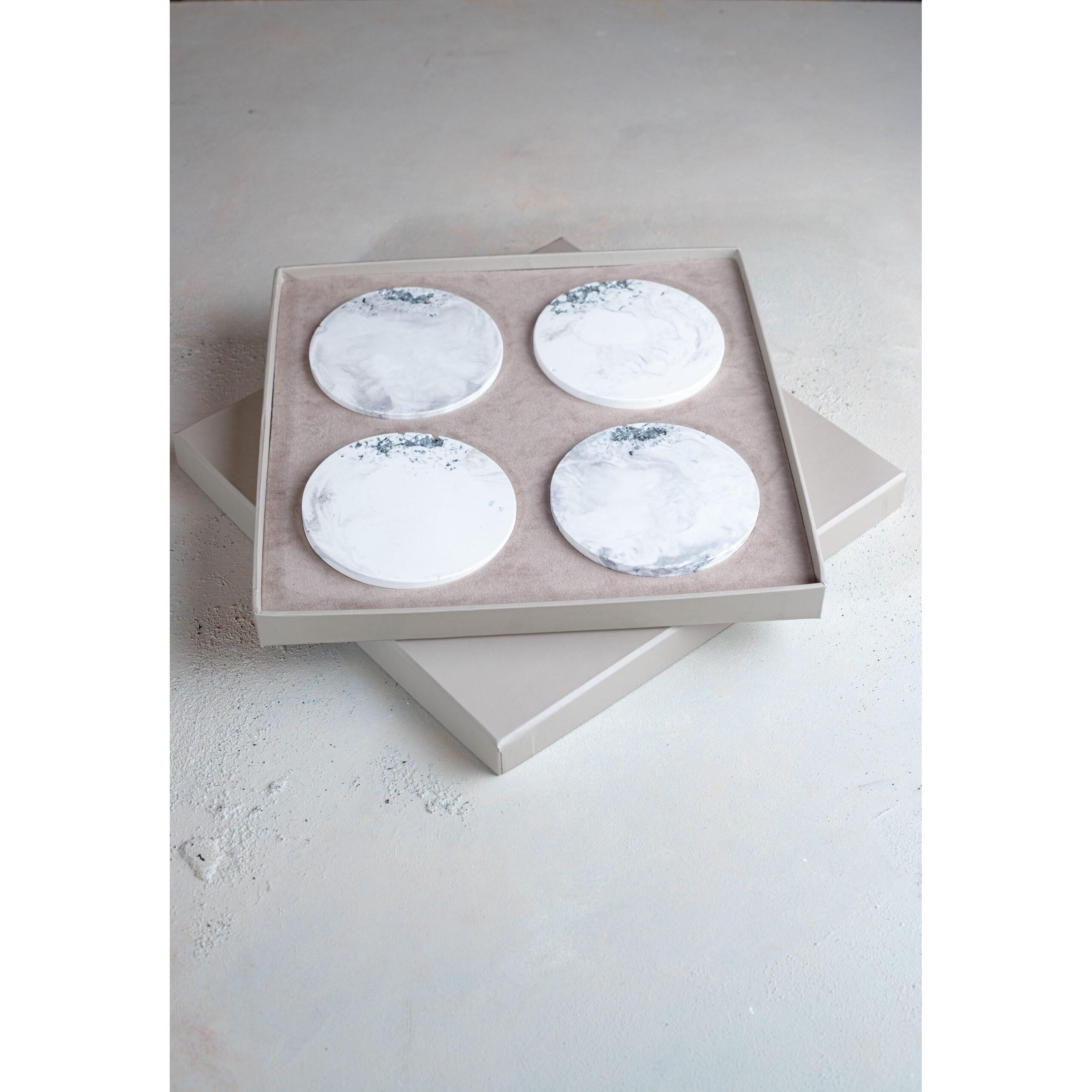 Silver Glow Bardak Altlıkları