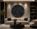 Silver Wallart Epoksi Tablo