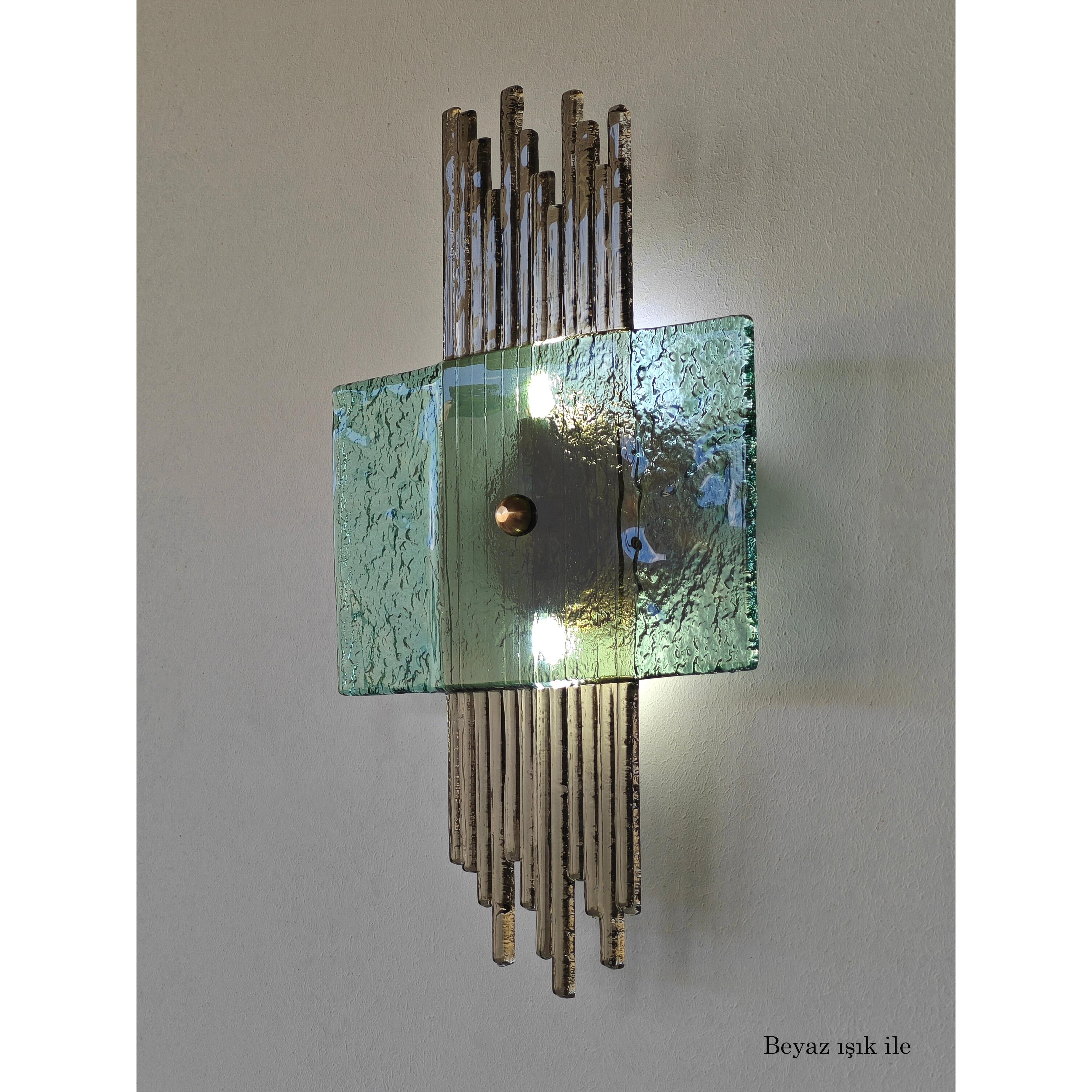 Sinfonia El Yapımı Cam Aplik