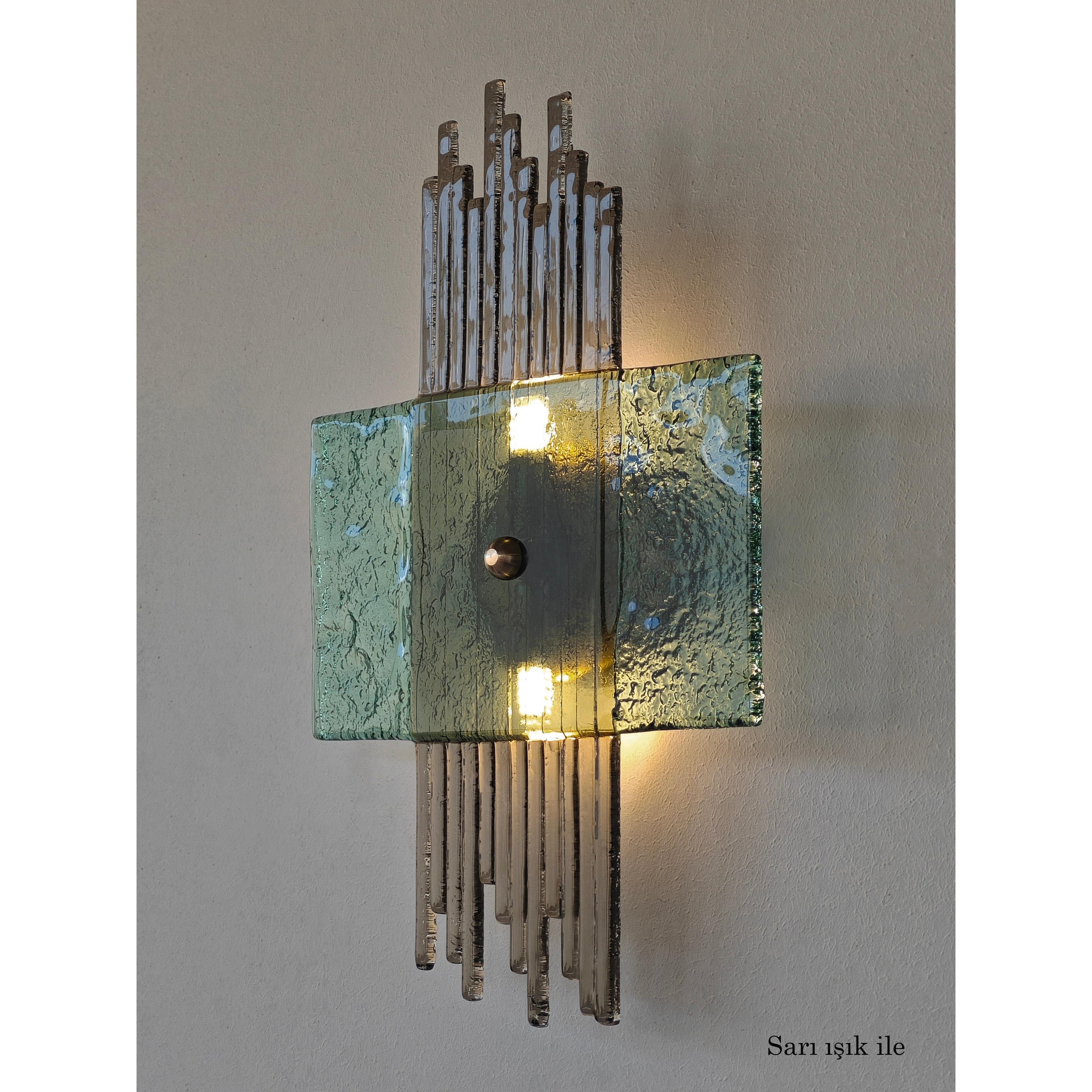 Sinfonia El Yapımı Cam Aplik