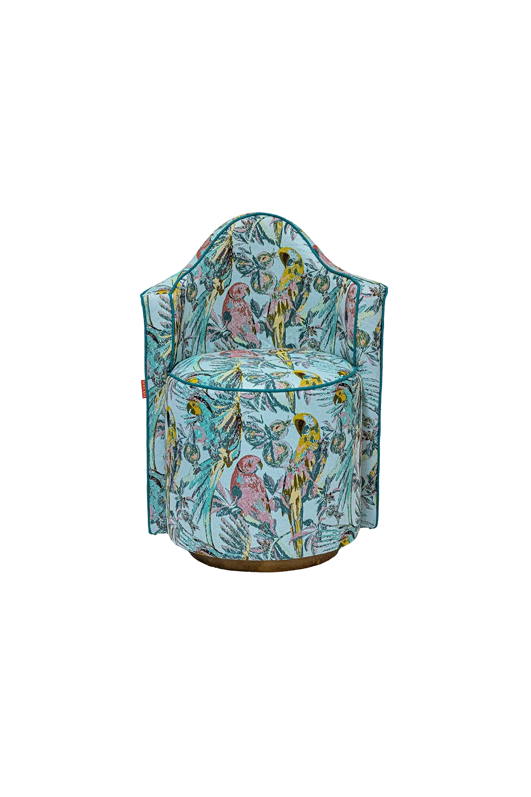 Sırt Destekli Özel Desen Dekoratif Puf