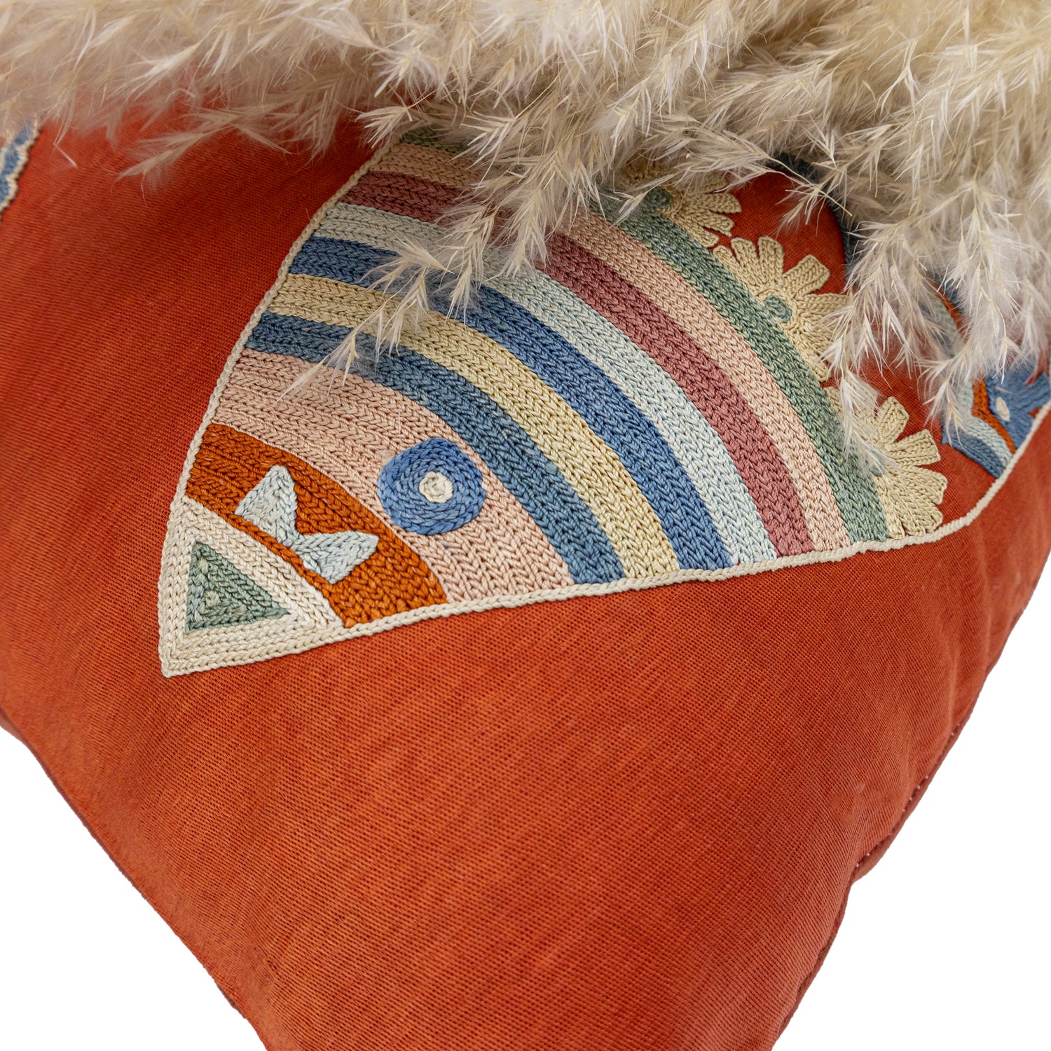 Sistan Balık Desenli Kırlent 50x50 cm-Yastık & Kırlent-Soho Antiq-NowShopFun
