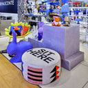 Oggian Sit Here Beyaz Puf 80cm