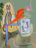 Begüm Pasin - Sit Back And Enjoy Fine Art Baskı