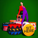 Pouf Oggian Home Design Beyaz M Puf