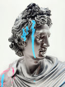 Siyah Apollo Heykeli | Graffiti & Pop Art Tasarım-Heykel-And Iconic Art Store-NowShopFun