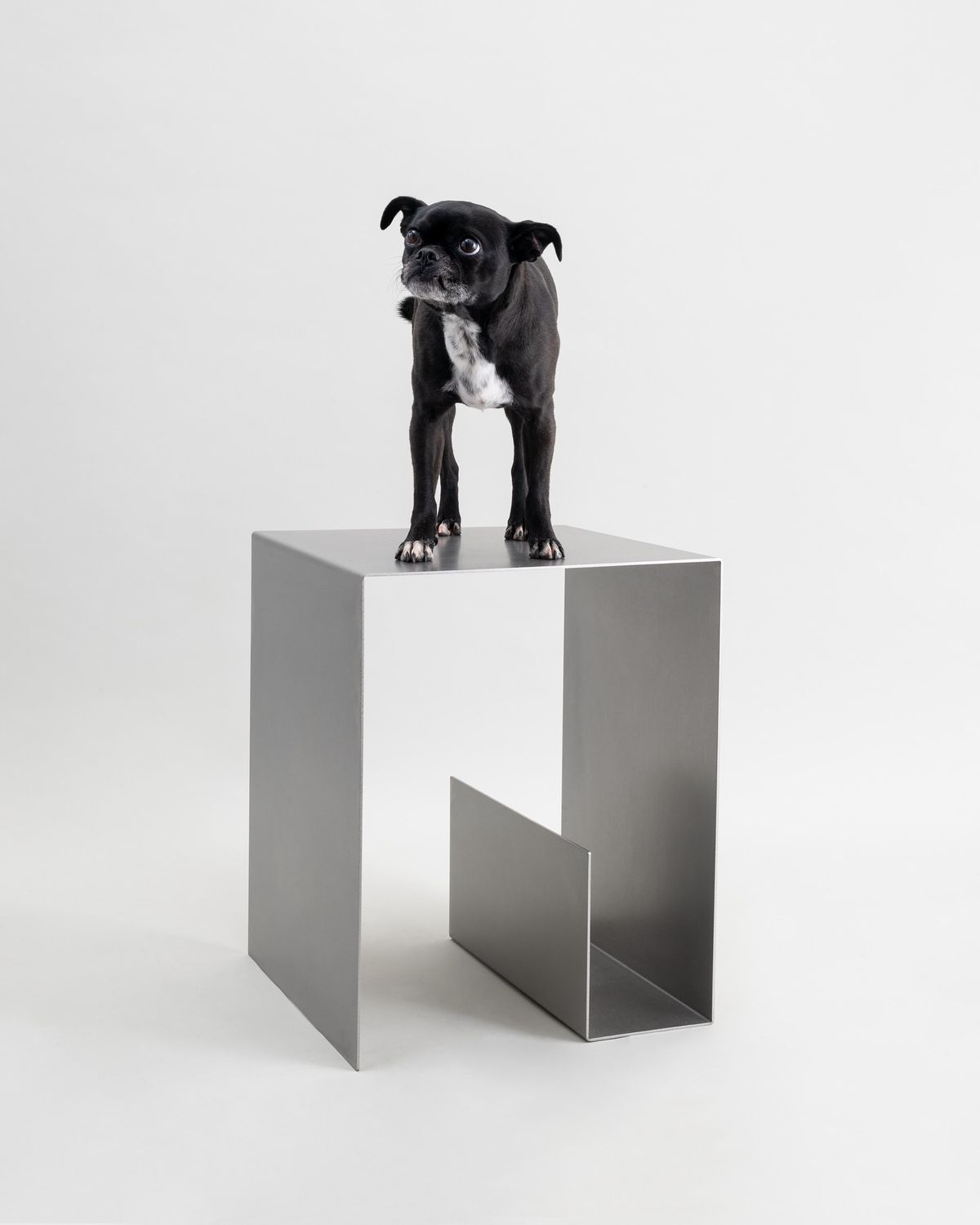 Slash Gerçek Krom Metal Yan Sehpa