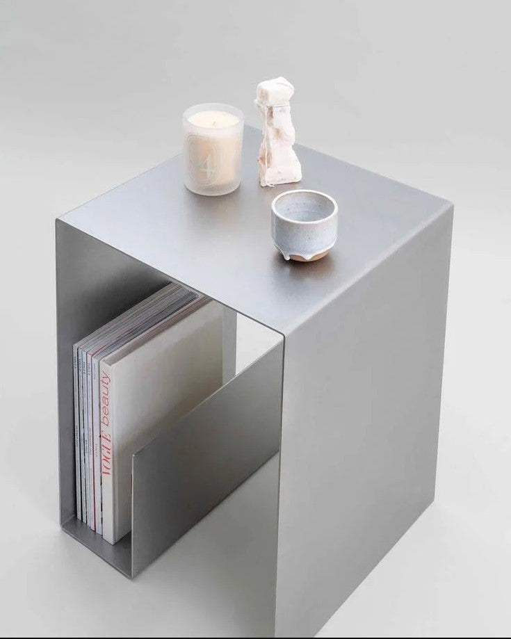 Slash Gerçek Krom Metal Yan Sehpa