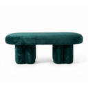 Ravello Petrol Yeşili Kadife Bench