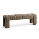 Lucca Vizon Bukle Kumaşlı Bench