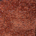 Bruna Masif Ceviz Terracotta Şönil Puf