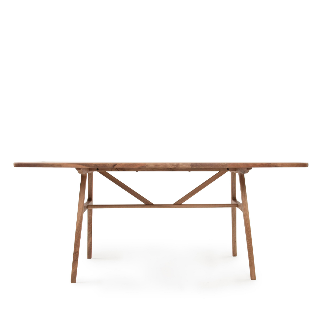 8 Kişilik Slim Masif Ceviz Masa