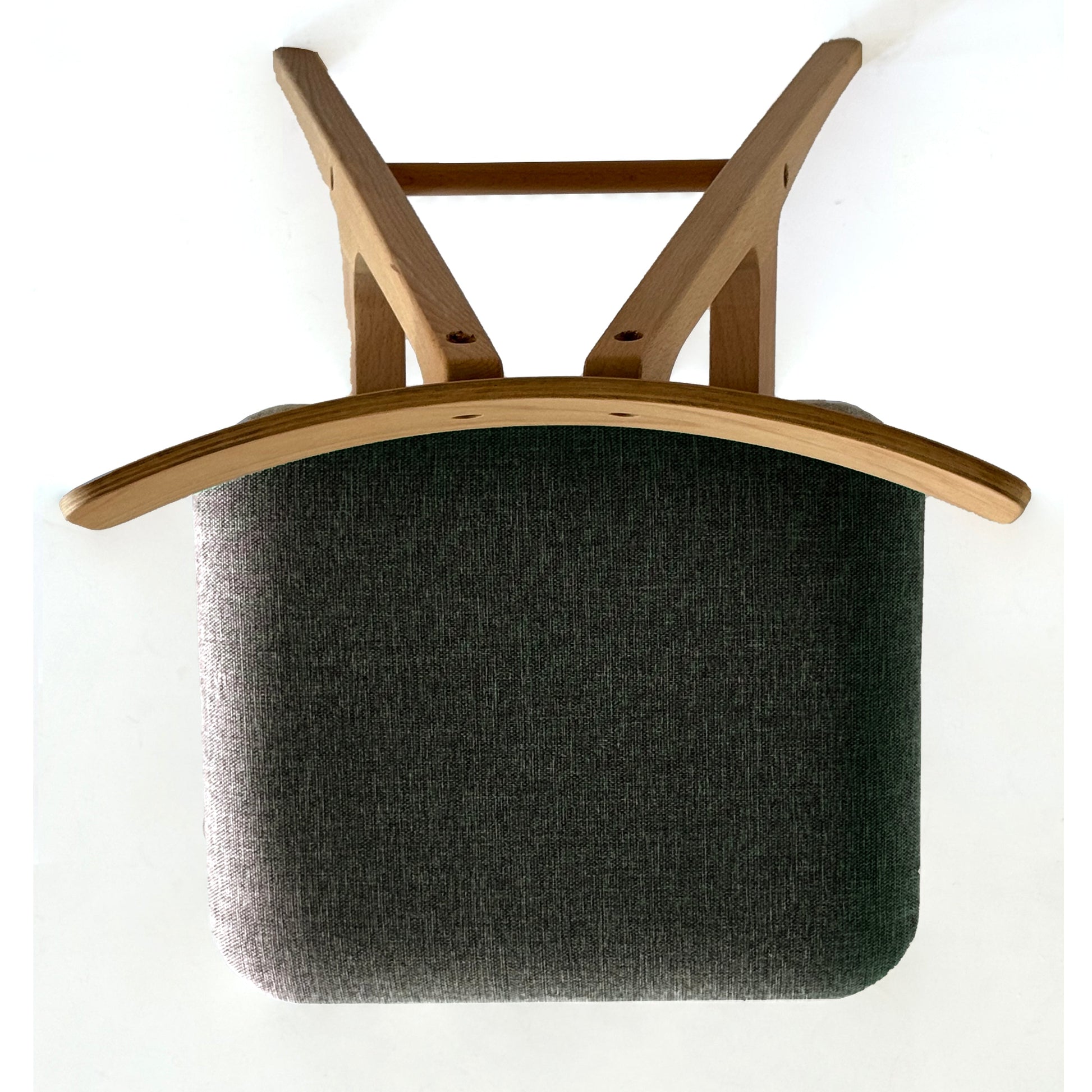 Slim Kayın Ahşap Sandalye Antrasit