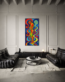 Echoes In The Inner Hold Tablo | 100x200 cm