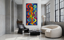 Echoes In The Inner Hold Tablo | 100x200 cm