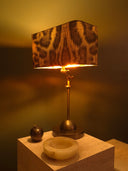Smoky Leopard Abajur Başlığı