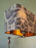 Smoky Leopard Abajur Başlığı