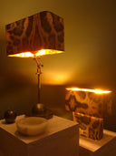 Smoky Leopard Abajur Başlığı