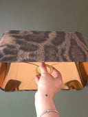 Smoky Leopard Abajur Başlığı