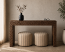 Snake El Oyması Ahşap Ceviz Dresuar-Dresuar-Siber Design Atelier-NowShopFun