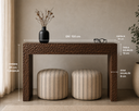 Snake El Oyması Ahşap Ceviz Dresuar-Dresuar-Siber Design Atelier-NowShopFun