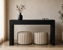 Snake El Oyması Ahşap Siyah Dresuar-Dresuar-Siber Design Atelier-NowShopFun