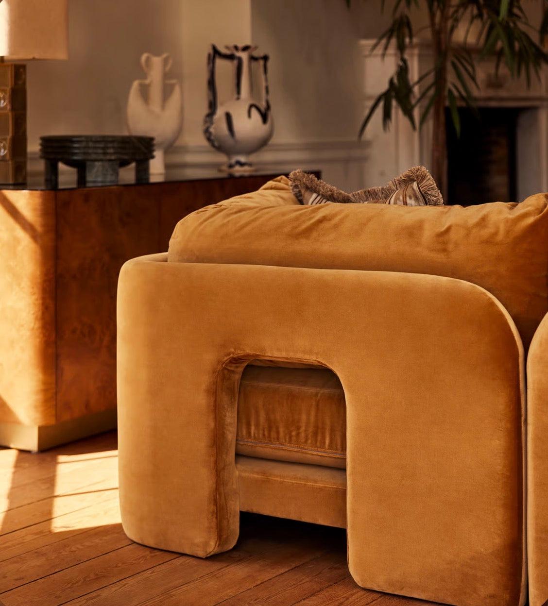 Florin Kadife Sofa