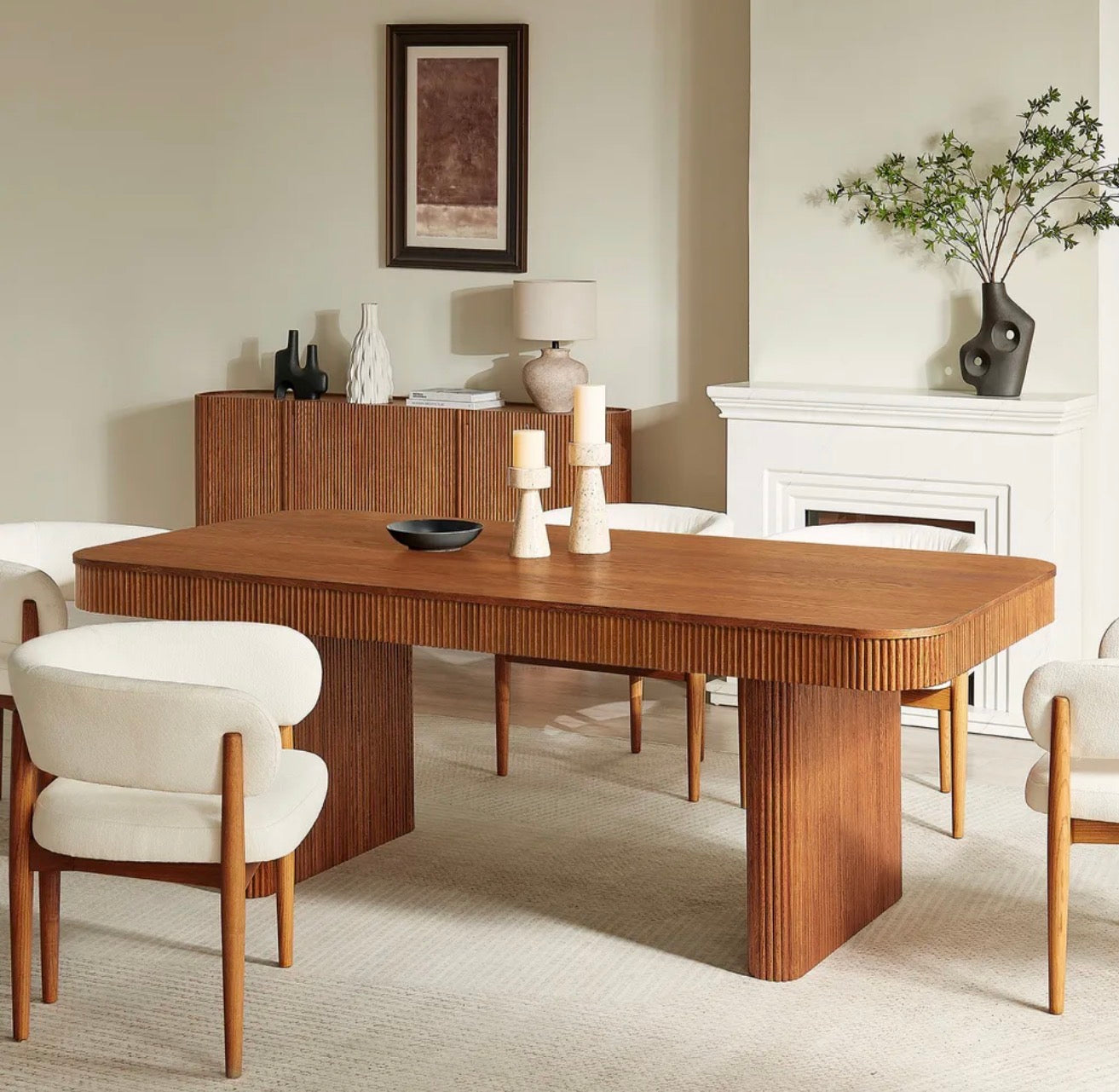 Alora Ahşap Yemek Masası