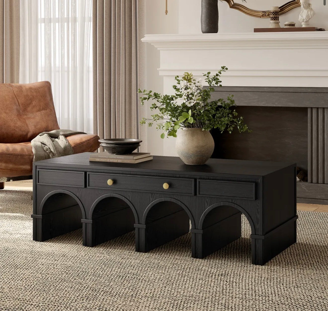 Dione Ahşap Orta Sehpa