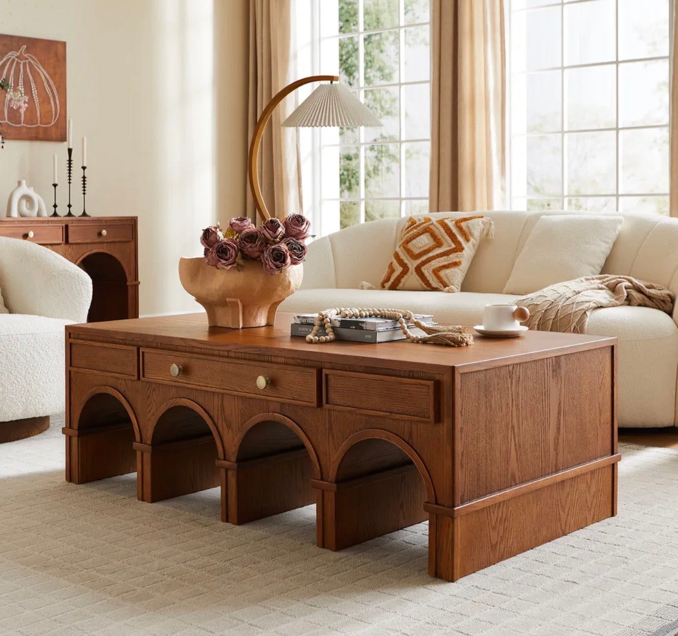 Dione Ahşap Orta Sehpa