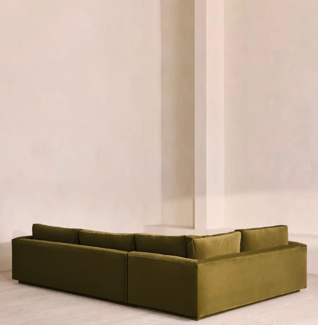 Fiora Kadife L Koltuk