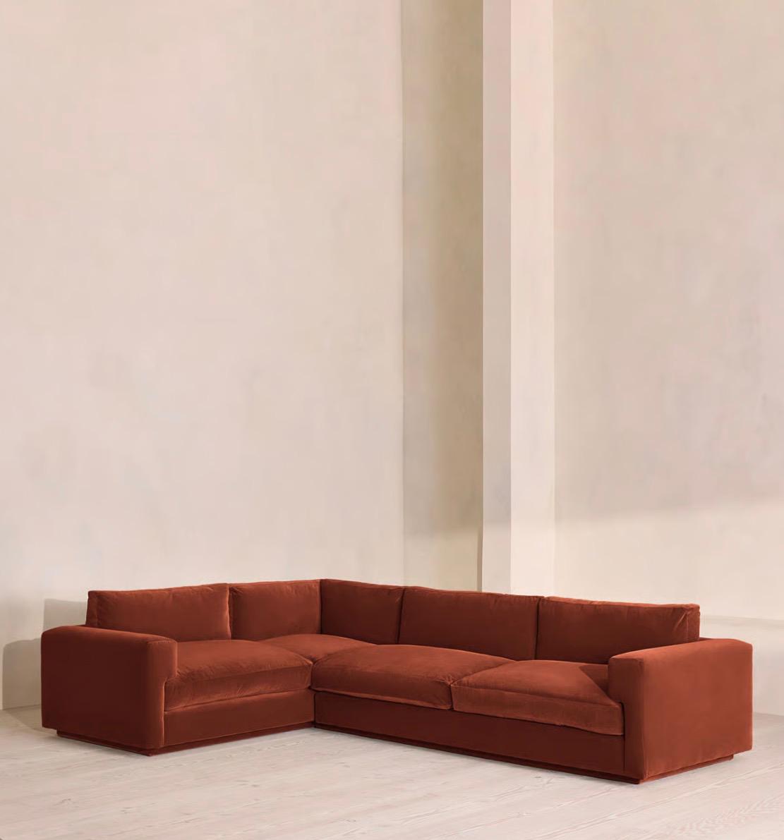 Fiora Kadife L Koltuk