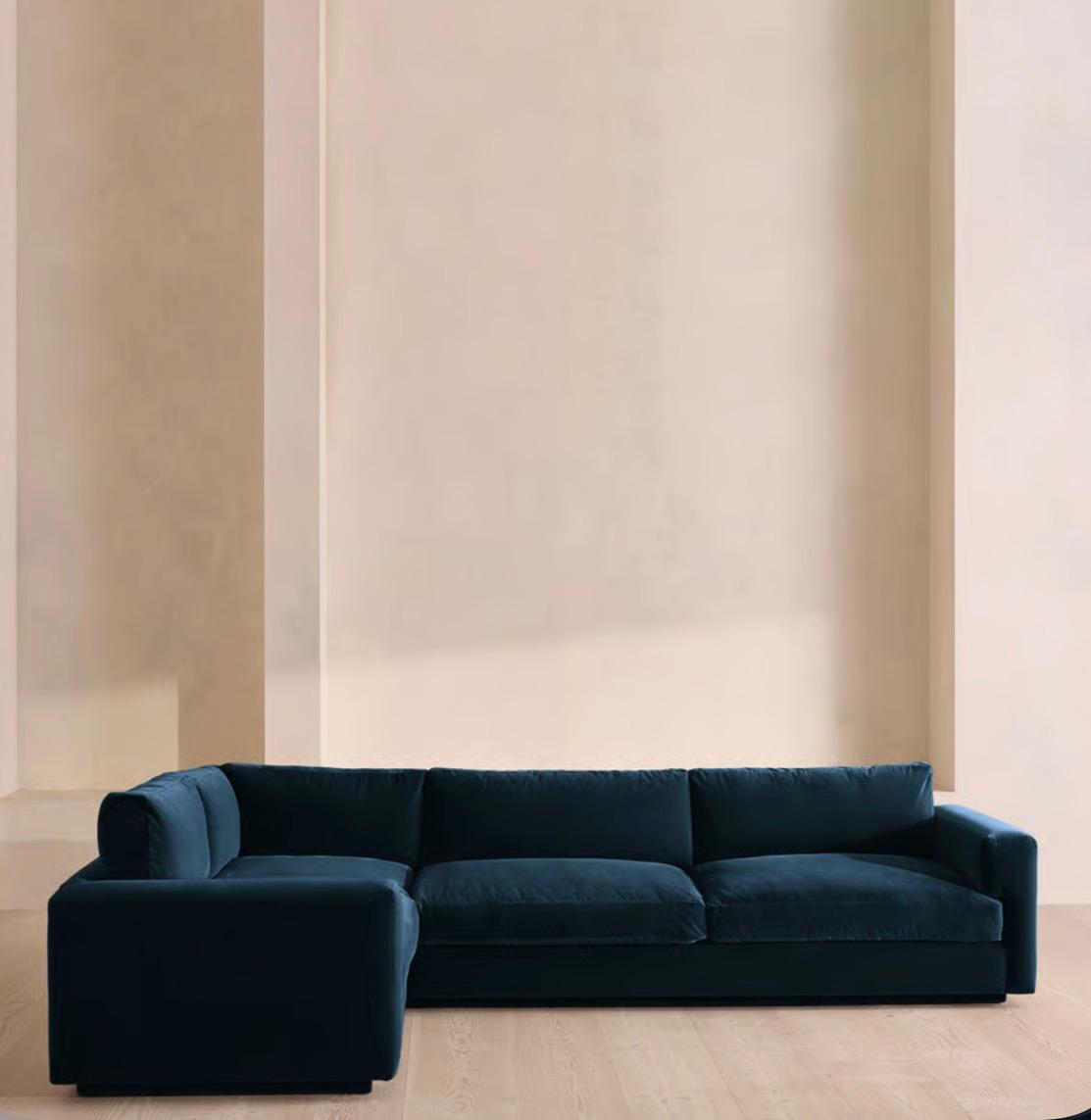 Fiora Kadife L Koltuk