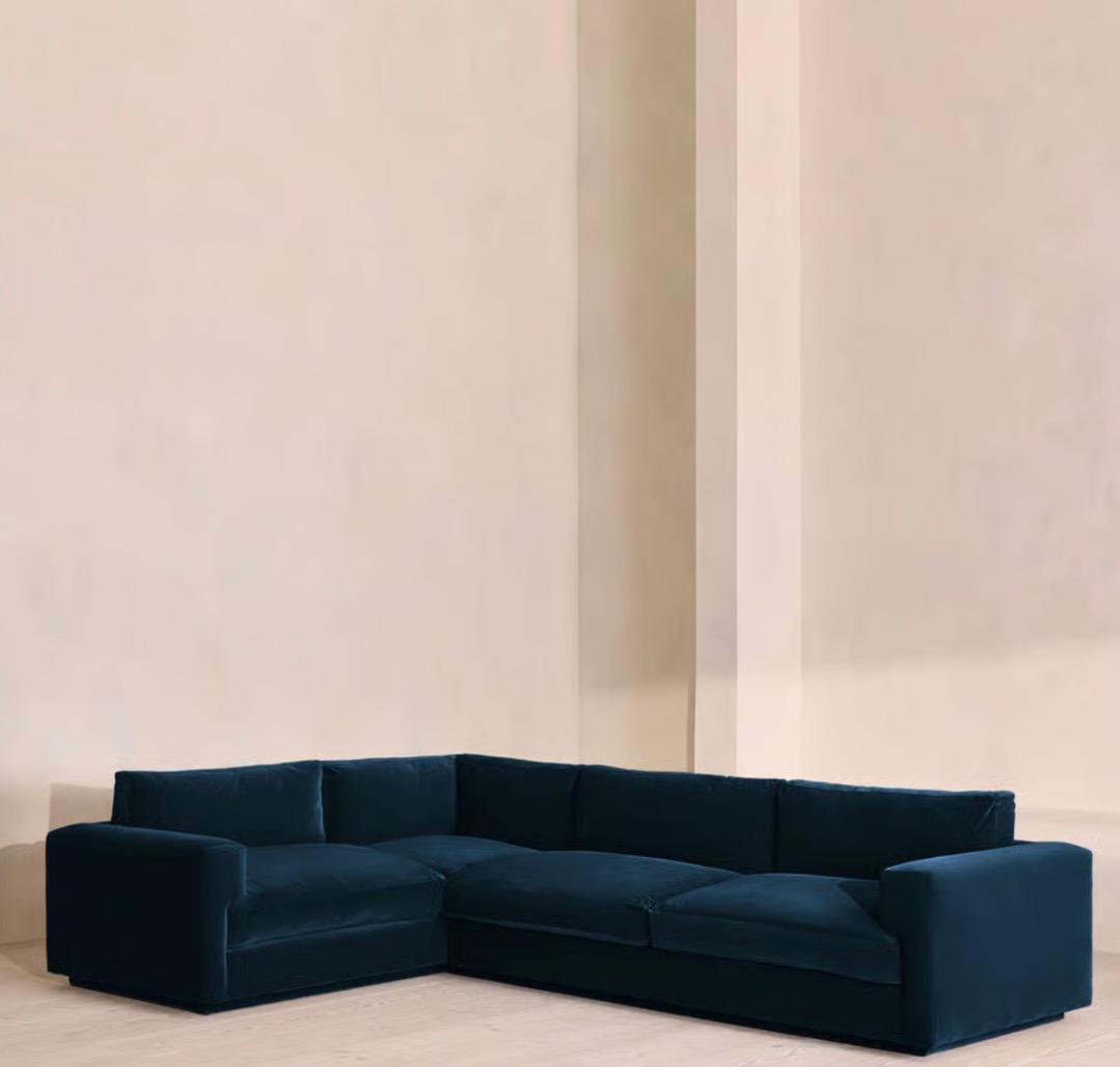 Fiora Kadife L Koltuk