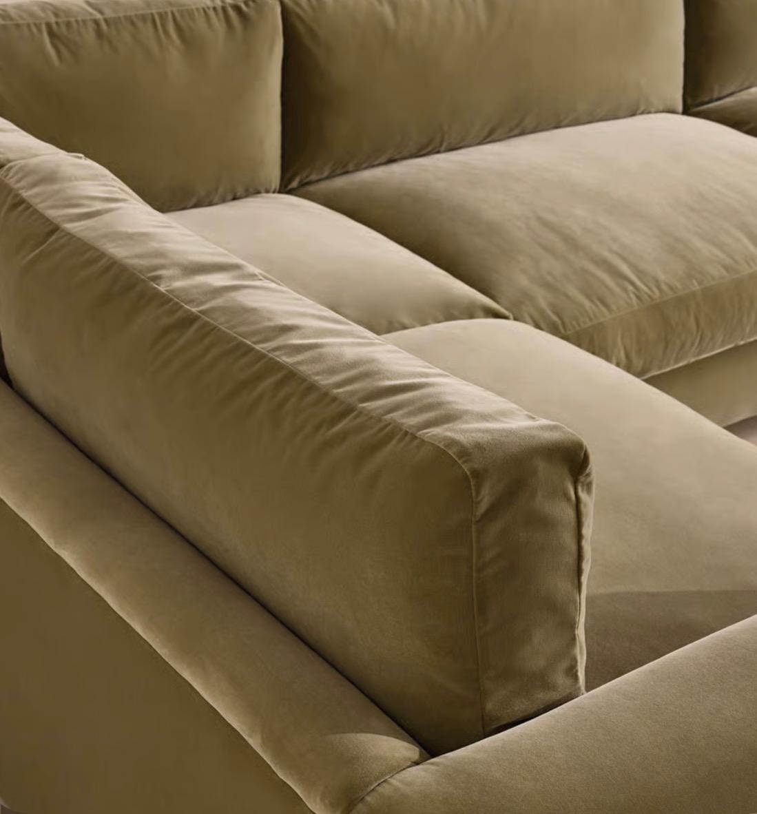 Fiora Kadife L Koltuk