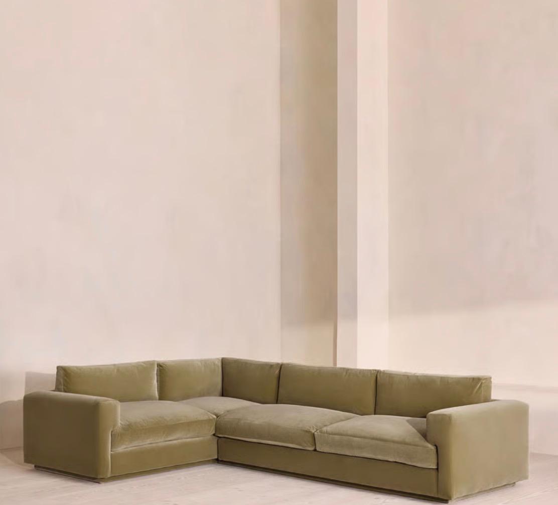 Fiora Kadife L Koltuk